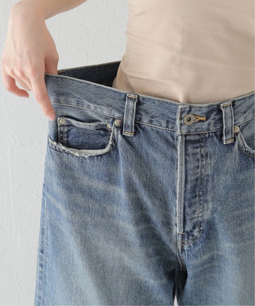 JOURNAL STANDARD LUXE（ジャーナルスタンダード　ラックス）の「13OZデニムクラッシュダメージパンツ（デニムパンツ・レディース・ブルー・SMALL/MEDIUM/LARGE）」の13枚目の写真
