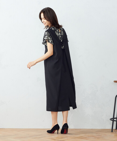 COMME CA ISM（コムサイズム）の「ジャンパードレス（ワンピース・レディース・カーキ/グレー/ブラック・MEDIUM/LARGE/SMALL）」の8枚目の写真