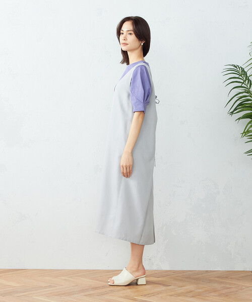 COMME CA ISM（コムサイズム）の「ジャンパードレス（ワンピース・レディース・カーキ/グレー/ブラック・MEDIUM/LARGE/SMALL）」の16枚目の写真