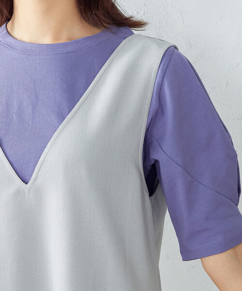 COMME CA ISM（コムサイズム）の「ジャンパードレス（ワンピース・レディース・カーキ/グレー/ブラック・MEDIUM/LARGE/SMALL）」の19枚目の写真