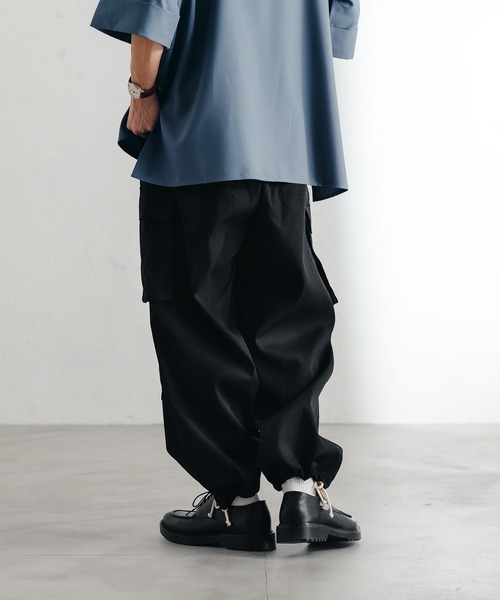 epnok(エプノック)の「ミリタリールーズカーゴパンツ(カーゴパンツ・メンズ・ライトグレー/ブラック/カーキブラウン/カーキ・SMALL/LARGE/MEDIUM)」の7枚目の写真