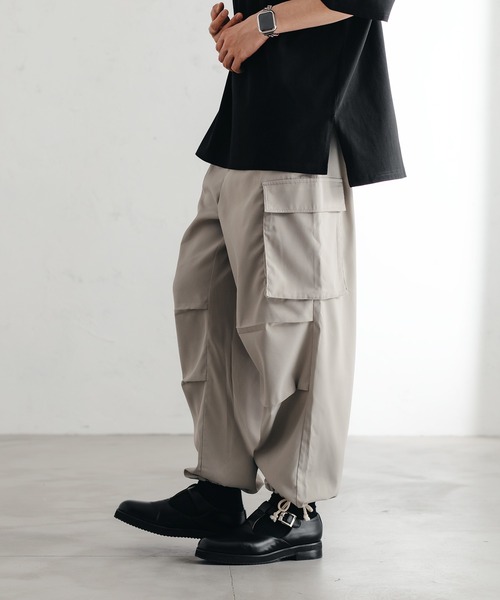 epnok(エプノック)の「ミリタリールーズカーゴパンツ(カーゴパンツ・メンズ・ライトグレー/ブラック/カーキブラウン/カーキ・SMALL/LARGE/MEDIUM)」の22枚目の写真