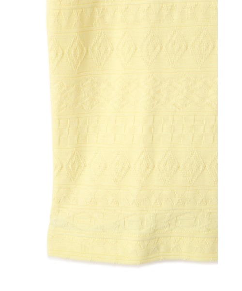 BLUE TORNADO（ブルートルネード）の「BLUE TORNADO∴リンクスジャガード半袖VネックTee（Tシャツ/カットソー・メンズ・ライトグリーン・M/L）」の12枚目の写真