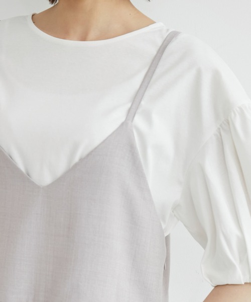 ROPE' PICNIC（ロペピクニック）の「バックフリルサロペット（サロペット/オーバーオール・レディース・ブラック/グレー系その他・38）」の15枚目の写真