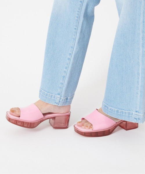 U by SPICK&SPAN(ユーバイスピックアンドスパン)の「【melissa/メリッサ】 Shape Adスクエアトゥヒール(その他シューズ・レディース・ホワイト/ピンク/ブラック・38/36/37)」の15枚目の写真