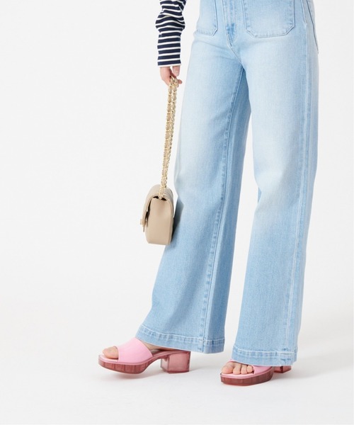 U by SPICK&SPAN(ユーバイスピックアンドスパン)の「【melissa/メリッサ】 Shape Adスクエアトゥヒール(その他シューズ・レディース・ホワイト/ピンク/ブラック・38/36/37)」の17枚目の写真
