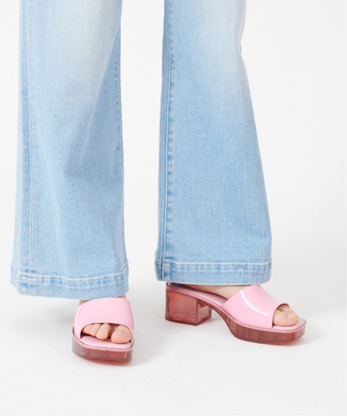U by SPICK&SPAN(ユーバイスピックアンドスパン)の「【melissa/メリッサ】 Shape Adスクエアトゥヒール(その他シューズ・レディース・ホワイト/ピンク/ブラック・38/36/37)」の18枚目の写真