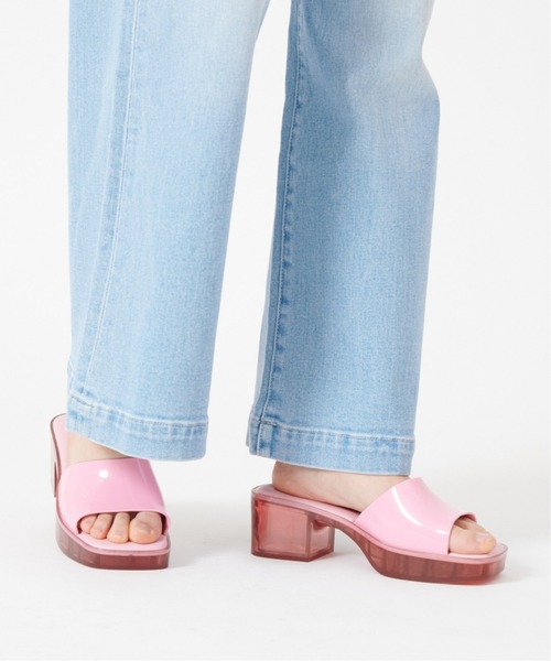 U by SPICK&SPAN(ユーバイスピックアンドスパン)の「【melissa/メリッサ】 Shape Adスクエアトゥヒール(その他シューズ・レディース・ホワイト/ピンク/ブラック・38/36/37)」の19枚目の写真