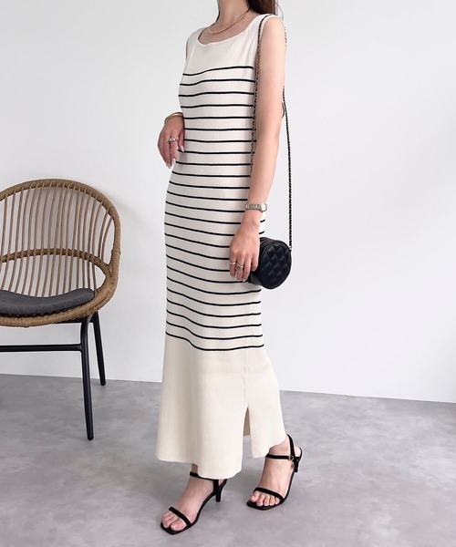 岡部あゆみさんコラボ ］選べるネックとタイプ リブニット