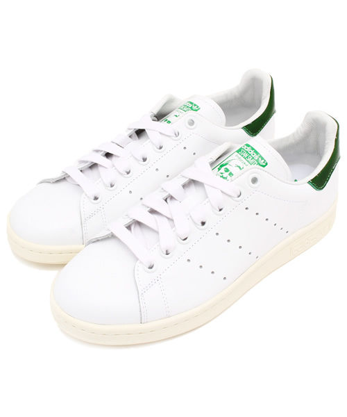 DouDou（ドゥドゥ）の「【adidas】STANSMITH（スニーカー・レディース・ホワイト/レッド/グリーン・23.5cm/24cm）」の3枚目の写真