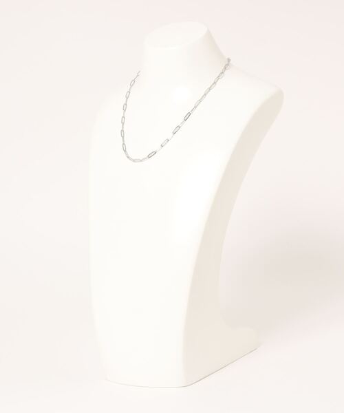 ROPE'（ロペ）の「ステンレスクリップチェーンネックレス（ネックレス・レディース・ゴールド/シルバー・FREE）」の3枚目の写真