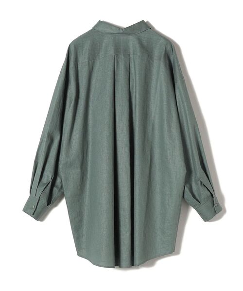 SHIPS(シップス)の「*〈手洗い可能〉レーヨンリネンルーズチュニックシャツ◆(シャツ/ブラウス・レディース・チャコールグレー/レッド/ライトグリーン/オフホワイト・ONE SIZE)」の16枚目の写真