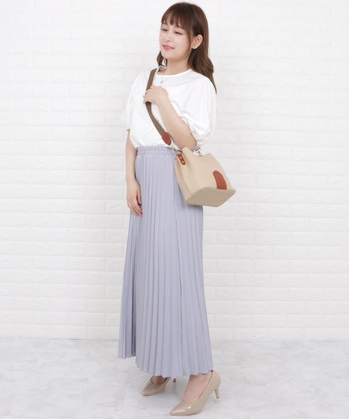 Lace Ladies(レースレディース)の「2wayバイカラーバケットバッグ(ショルダーバッグ・レディース・ブラック/ベージュ/アイボリー・FREE)」の11枚目の写真