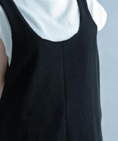 FORK&SPOON（フォークアンドスプーン）の「FORK&SPOON　リネン混ニットタンクトップ（タンクトップ・レディース・ベージュ/ブラック・1）」の20枚目の写真