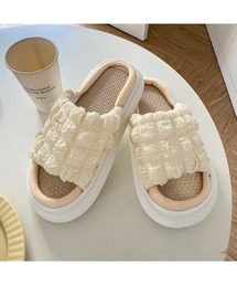 FREE BLUES | 厚底スリッパ(ルームシューズ/スリッパ)