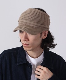 キャップ サンバイザー ニットベスト」に該当する帽子
