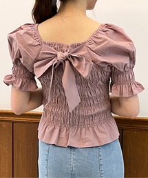 TORTE | 袖フレアシャーリングブラウス(シャツ/ブラウス)