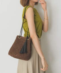 RODE SKO | タッセル付ペーパーキンチャクバッグ(ショルダーバッグ)