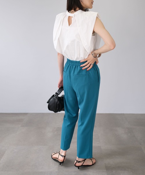 ＡＮＤＪ（アンドジェイ）の「2WAYタックスリーブAラインブラウス（シャツ/ブラウス・レディース・ブラック/パープル/グリーン/ホワイト・M）」の20枚目の写真