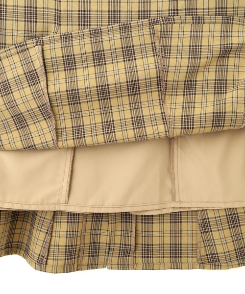 PROPORTION BODY DRESSING（プロポーションボディドレッシング）の「トライアングルチェックマーメイドスカート / 1212220506（スカート・レディース・オフホワイト/ブラウン・SMALL/MEDIUM）」の18枚目の写真