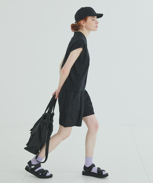 EDIT Gris（エディットグリ）の「襟付きポロニットベスト（ベスト・レディース・ブラック/ブラウン/グリーン/レッド・FREE）」の12枚目の写真