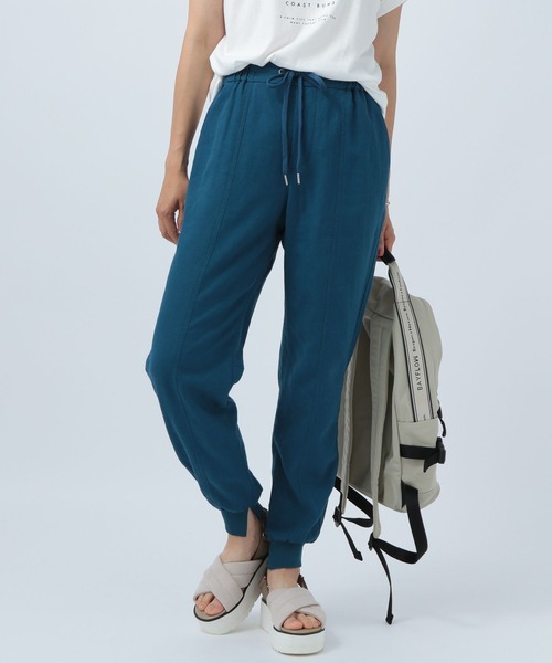 BAYFLOW(ベイフロー)の「リネンジョガーパンツ2(その他パンツ・レディース・ライトグレー/ブラック/カーキ/ブルー・SMALL/MEDIUM)」の17枚目の写真