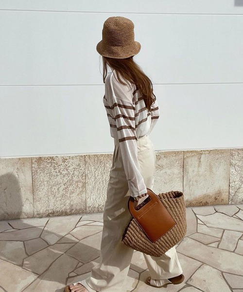 Riberry（リベリー）の「ラウンドハンドル切替カゴバッグ（かごバッグ