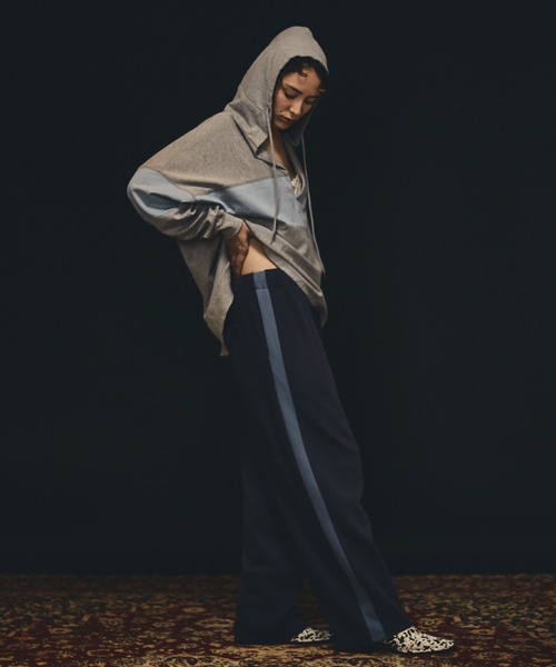 papier（パピエ）の「papier/パピエ/prime line pants/ラインパンツ 