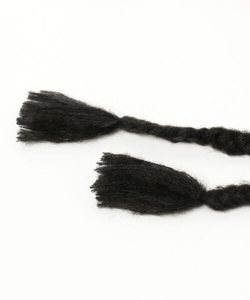 Ray BEAMS(レイビームス)の「Ray BEAMS / イヤーフラップ ニットキャップ(ニットキャップ/ビーニー・レディース・カーキ/ブラック・ONE SIZE)」の6枚目の写真