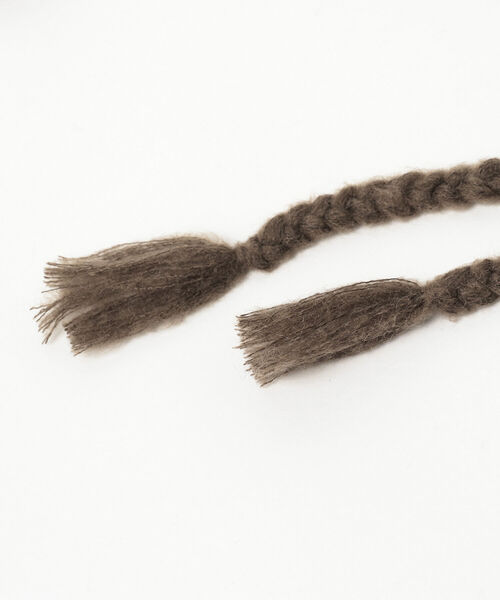 Ray BEAMS(レイビームス)の「Ray BEAMS / イヤーフラップ ニットキャップ(ニットキャップ/ビーニー・レディース・カーキ/ブラック・ONE SIZE)」の11枚目の写真