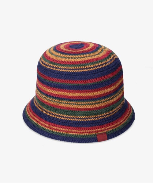 OVERRIDE（オーバーライド）の「OVERRIDE  THERMO BORDER TULIP SG（ハット・レディース・ネイビー/グレー/ブラウン・58cm）」の17枚目の写真