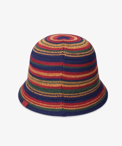 OVERRIDE（オーバーライド）の「OVERRIDE  THERMO BORDER TULIP SG（ハット・レディース・ネイビー/グレー/ブラウン・58cm）」の18枚目の写真