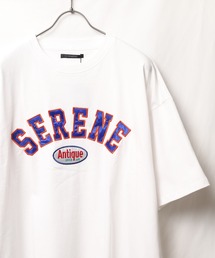 【Bling leads】ワッペンオーバーサイズTシャツ