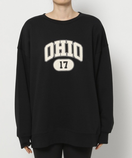 PAGEBOY（ページボーイ）の「カレッジスウェットプルオーバー（スウェット・レディース・ブラック/オートミール/オフホワイト・FREE）」の15枚目の写真