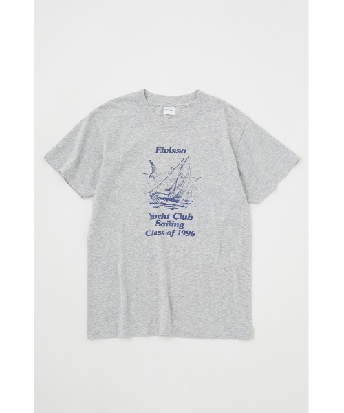 MOUSSY（マウジー）の「NINETIES YACHT CLUB Tシャツ（Tシャツ/カットソー・レディース・オフホワイト/グリーン/ネイビー/杢グレー・FREE）」の14枚目の写真