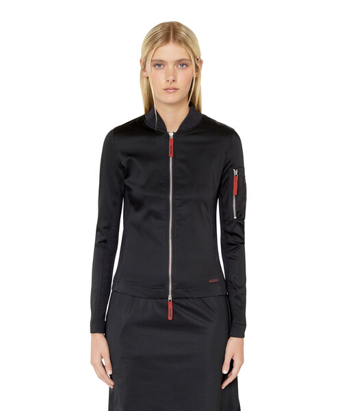 DIESEL(ディーゼル)の「レディース 長袖 ジップアップ ジャケット トップス(その他トップス・レディース・ブラック/グレー・SMALL/MEDIUM/X-LARGE/LARGE)」の17枚目の写真