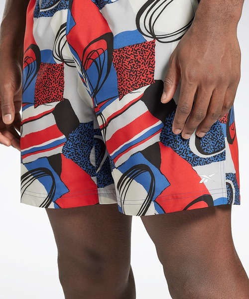 Reebok(リーボック)の「オースティン オールオーバー プリント ショーツ / Austin Allover Print Shorts(その他パンツ・メンズ・ブラック/ブルー・MEDIUM/X-LARGE/X-SMALL/XXX-LARGE)」の10枚目の写真