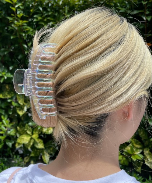 WEGO(ウィゴー)の「WEGO/BIGカラーバンスクリップ(バレッタ/ヘアクリップ・レディース・グリーン系その他/ピンク/オフホワイト/その他1・FREE)」の15枚目の写真