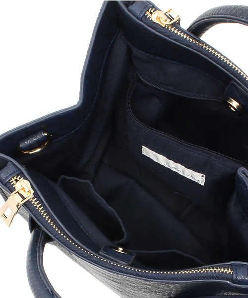 CAPRICIEUX LE'MAGE（カプリシューレマージュ）の「ミディアムスクエアトート（ショルダーバッグ・レディース・ホワイト/イエロー/ネイビー・FREE）」の16枚目の写真