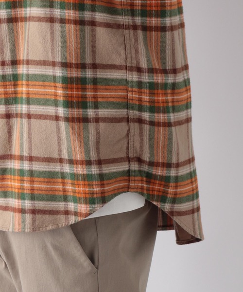 GLOBAL WORK（グローバルワーク）の「やわらかリッチネル/レギュラーカラー/270101（シャツ/ブラウス・メンズ・グレー系その他/チャコールグレー/ブラウン系その他/ベージュ系その他/イエロー系その他/グリーン系その他/ネイビー系1・SMALL/MEDIUM/LARGE/X-LARGE）」の22枚目の写真