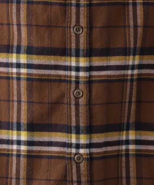 GLOBAL WORK（グローバルワーク）の「やわらかリッチネル/レギュラーカラー/270101（シャツ/ブラウス・メンズ・グレー系その他/チャコールグレー/ブラウン系その他/ベージュ系その他/イエロー系その他/グリーン系その他/ネイビー系1・SMALL/MEDIUM/LARGE/X-LARGE）」の15枚目の写真