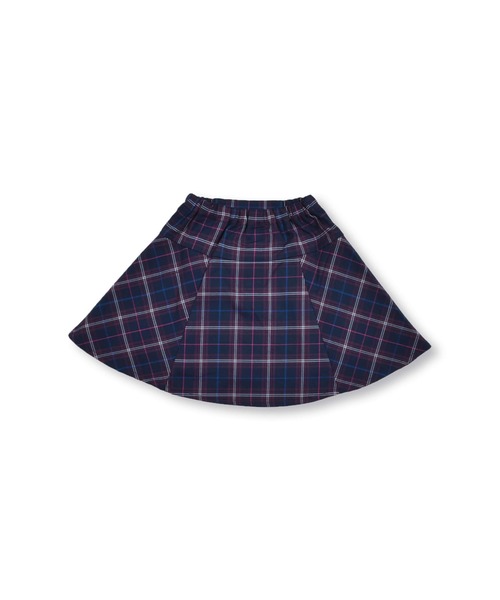 BeBe（ベベ）の「BeBe/【お揃い】チェックボタン付きスカート(90~150cm)（スカート・キッズ・パープル系その他・140/130/100/110/120/150/90）」の11枚目の写真