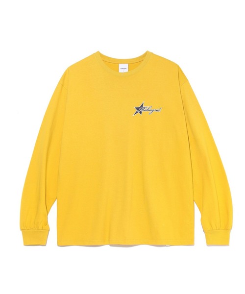 MAHAGRID(マハグリッド)の「『mahagrid/マハグリッド』STAR LOGO LS TEE/スターロゴデザイン 長袖Tシャツ(Tシャツ/カットソー・レディース・ネイビー/イエロー・M/L)」の18枚目の写真