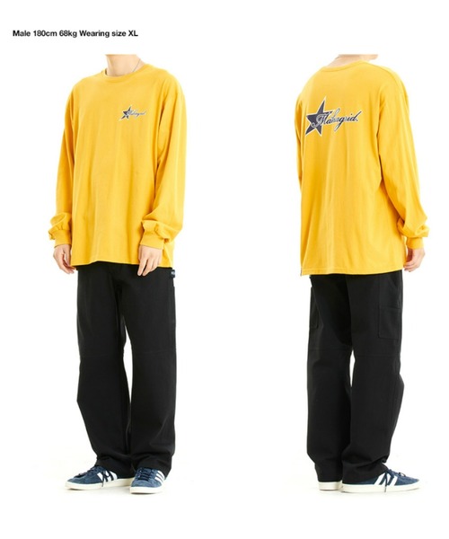 【mahagrid】23SS★ DIM STAR LS TEE mahagrid/マハグリッド』STAR LOGO LS TEE/スターロゴデザイン