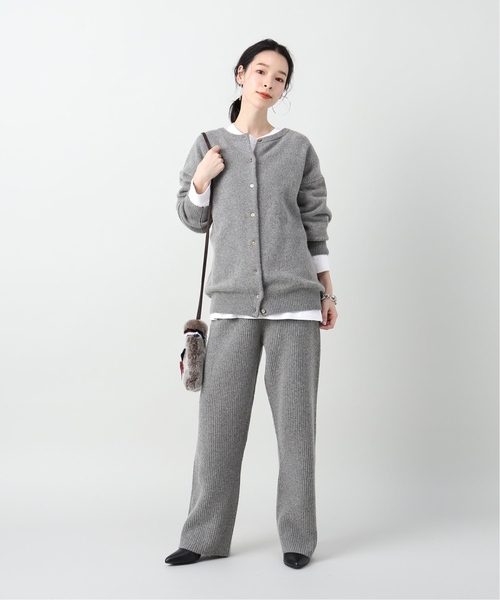 relume ラムナイロン片畦2WAYカーディガンセットアップセミフレアパンツ JOURNAL STANDARD relume（ジャーナルスタンダード レリューム）の