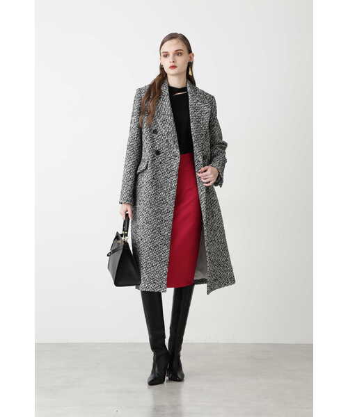 PINKY&DIANNE（ピンキーアンドダイアン）の「◆Ｄカン付きアシメカットプルオーバー（ニット/セーター・レディース・ブラック/グレー/レッド・38）」の21枚目の写真