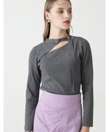 PINKY&DIANNE | ◆Ｄカン付きアシメカットプルオーバー(ニット/セーター)