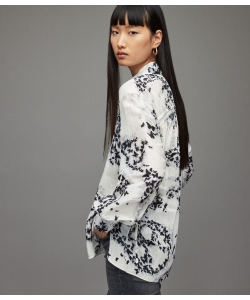 ALLSAINTS(オールセインツ)の「LEYLA ORSINO SHIRT | LEYLA ORSINO シャツ(シャツ/ブラウス・レディース・ホワイト系・6/8/4)」の4枚目の写真