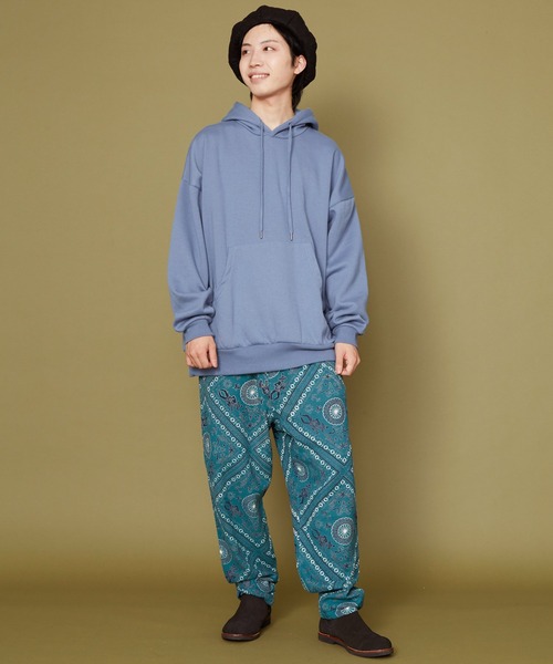 チャイハネ（チャイハネ）の「【チャイハネ】オルセガ刺繍MEN'Sフードトップス（パーカー・メンズ・イエロー/チャコール/ブルー・FREE）」の20枚目の写真