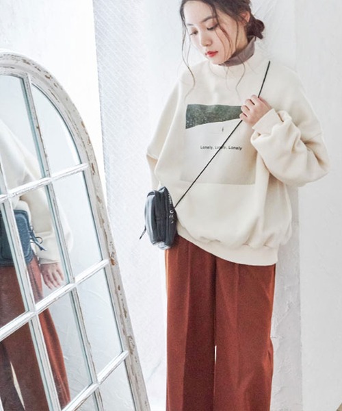Isn't She?(イズントシー)の「ウィンターカラーパンツ(その他パンツ・レディース・ブラウン/チャコール・FREE)」の6枚目の写真